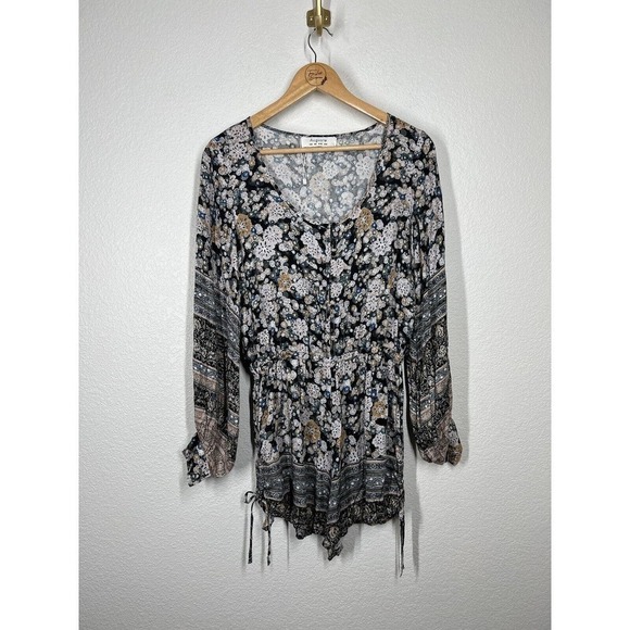 Auguste The Label Floral Playsuit Romper Size 6 Bohemian Boho - Picture 1 of 6